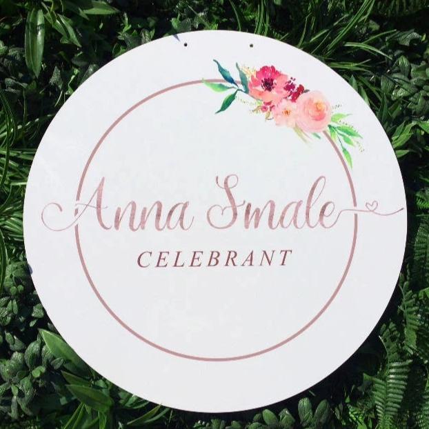 Custom printed round business sign