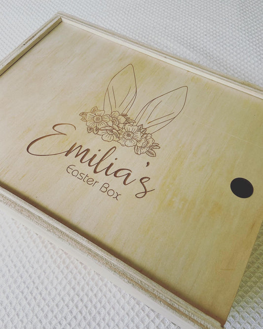 Custom engraved memory box