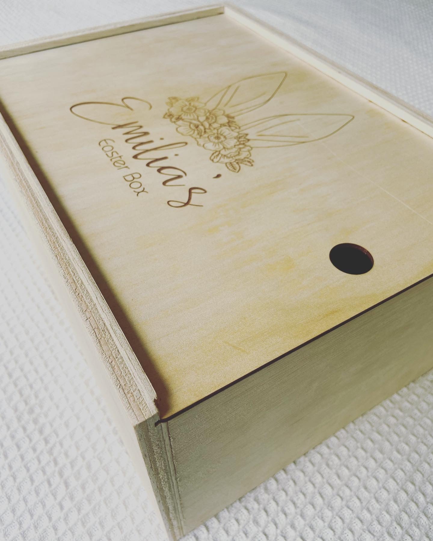 Custom engraved memory box