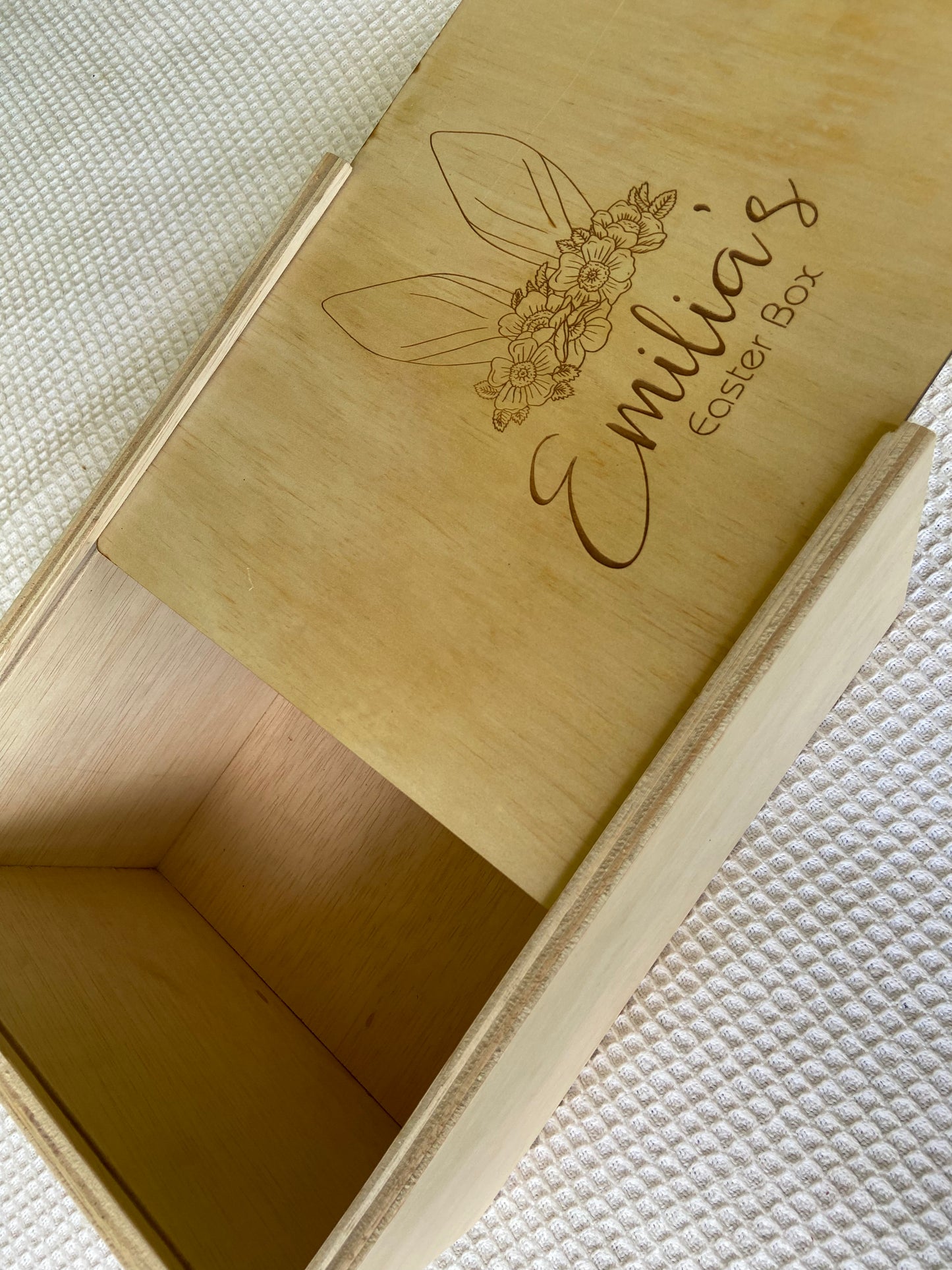 Custom engraved memory box