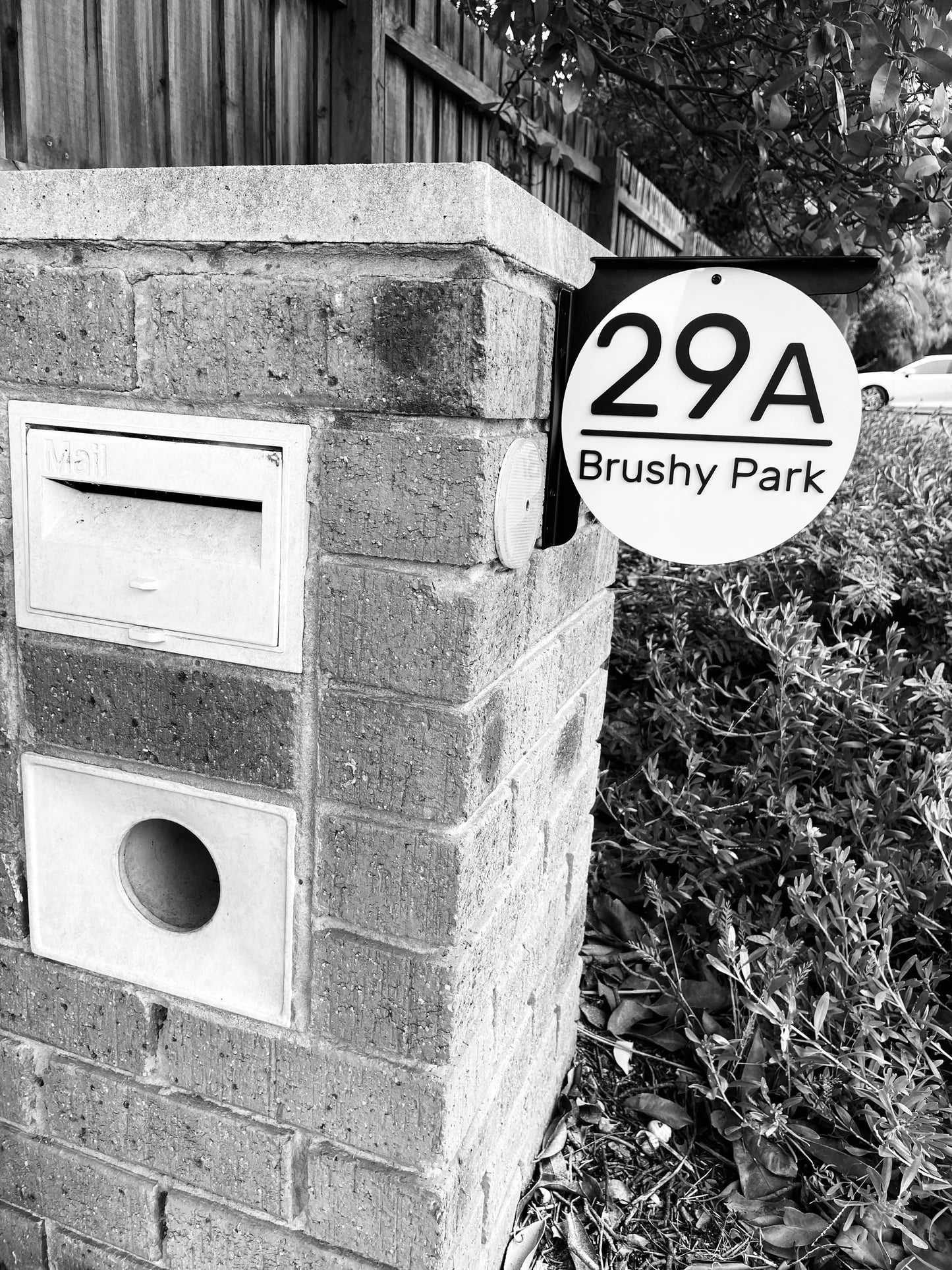 Custom 3D letterbox/address sign